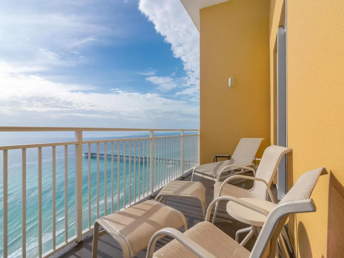بنما سيتي بيتش Sterling Reef 1904, 2 Bedroom, Penthouse, Beach Front, Pool, Sleeps 6 0*, بنما سيتي بيتش الولايات المتحدة الأمريكية